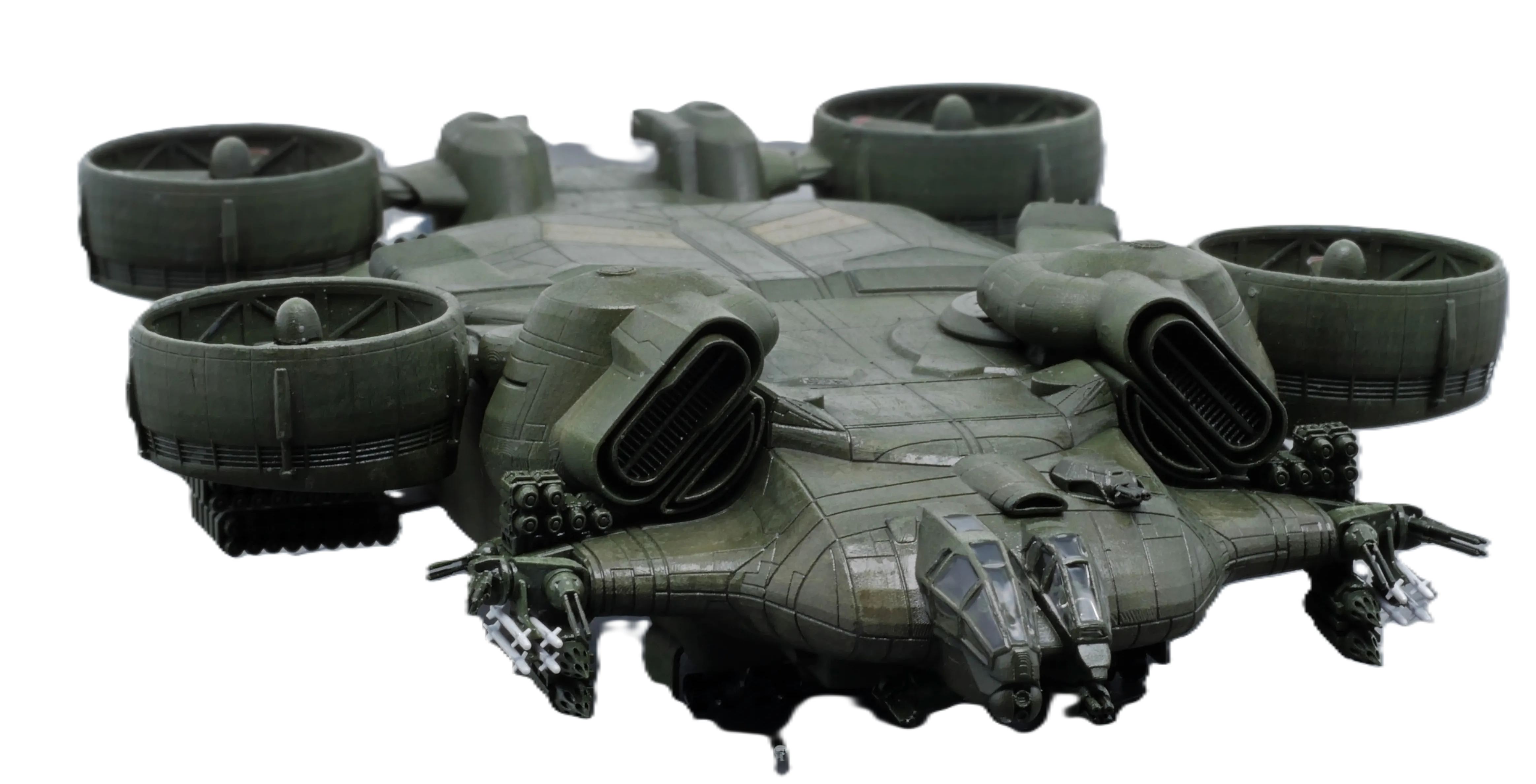 Avatar Pandora Dragon Gunship 3D Printed Resin Model 177 mm Unpainted